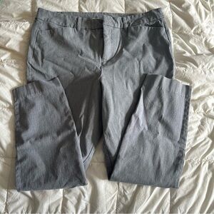 Old Navy Pixie Pants Gray Trousers Casual Flat-Front Design
